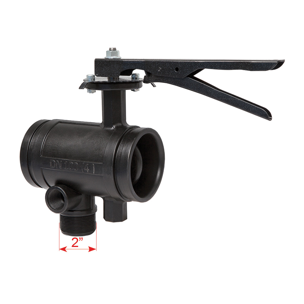 Ters Yıkama Vanası (2" Ters Yıkama Çıkışlı) (1" Gübreleme Çıkışlı) 