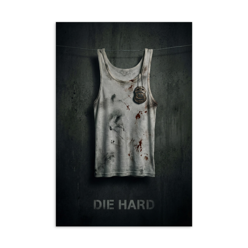 Die Hard Tank Top, Movie Postcard