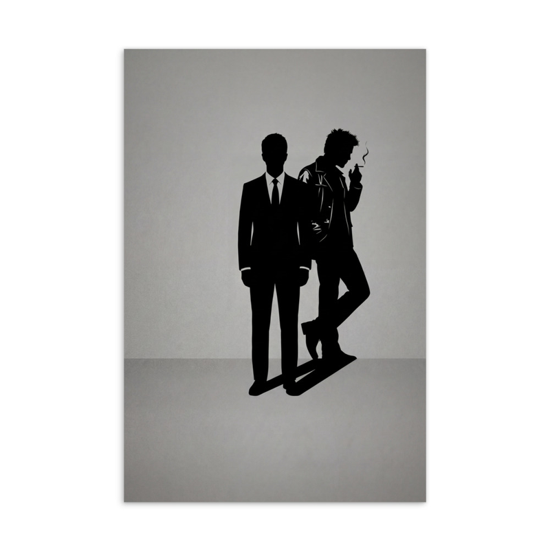 Fight Club Shadow, Movie Postcard