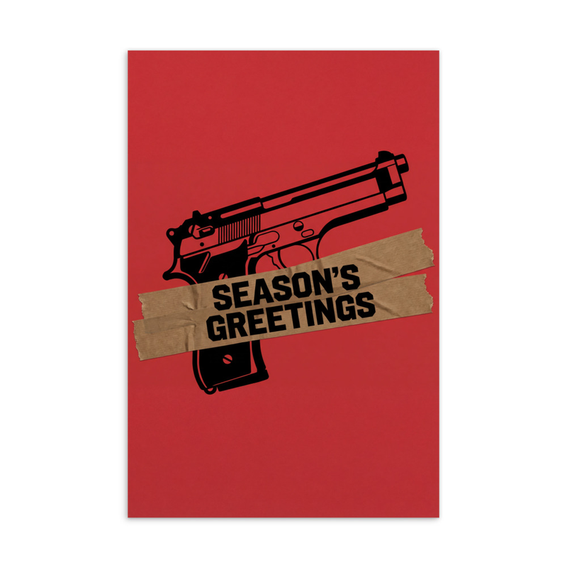 Die Hard Gun, Movie Postcard