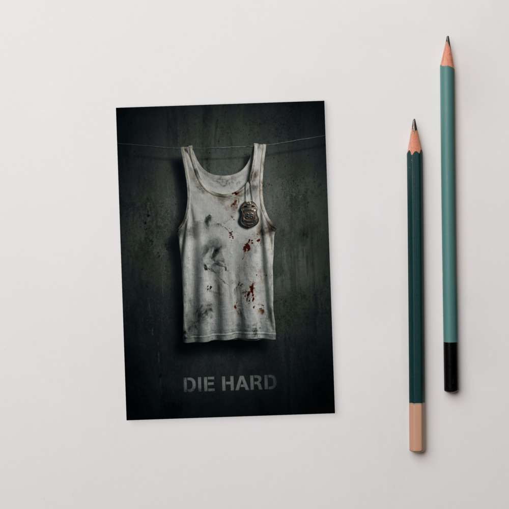 Die Hard Tank Top,  Movie Postcard