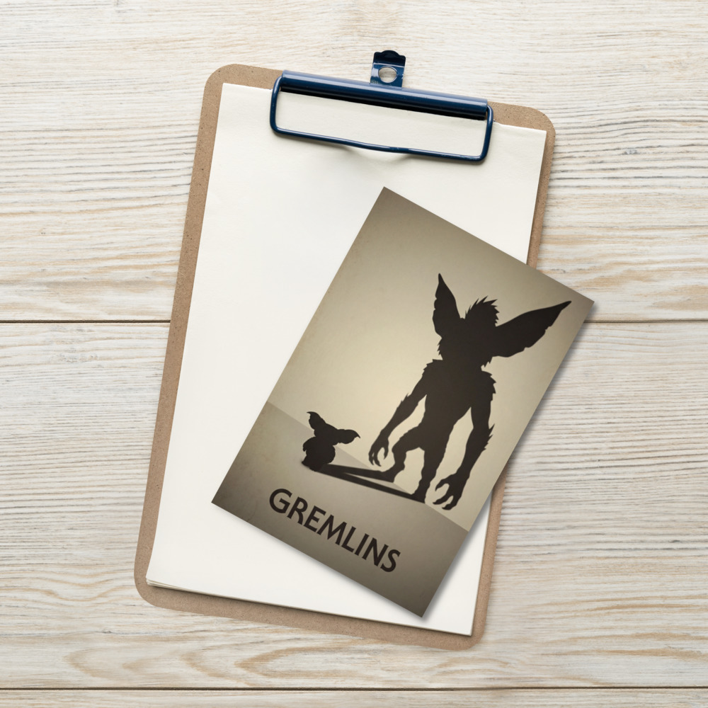 Gremlins Shadow,  Movie Postcard