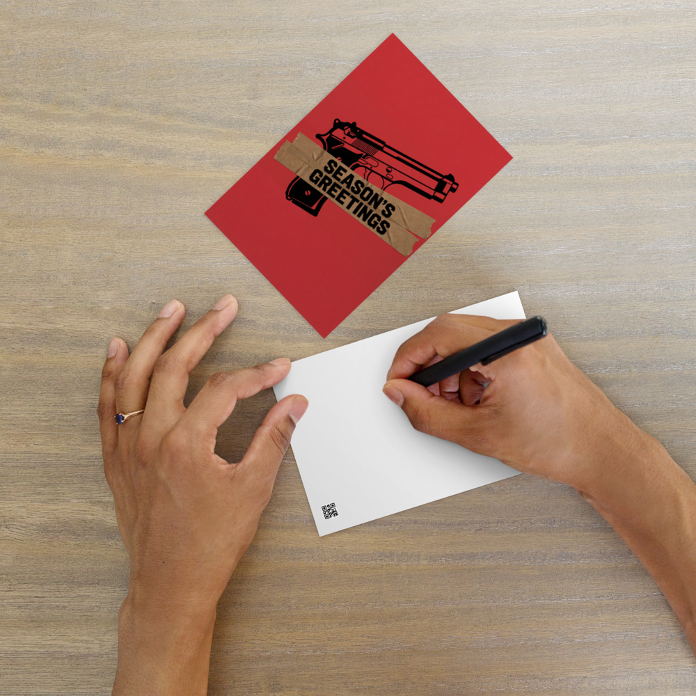 Die Hard Gun, Movie Postcard