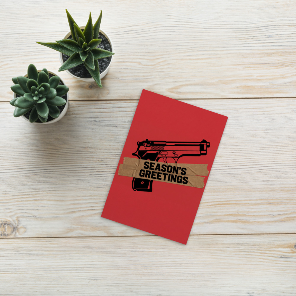 Die Hard Gun, Movie Postcard