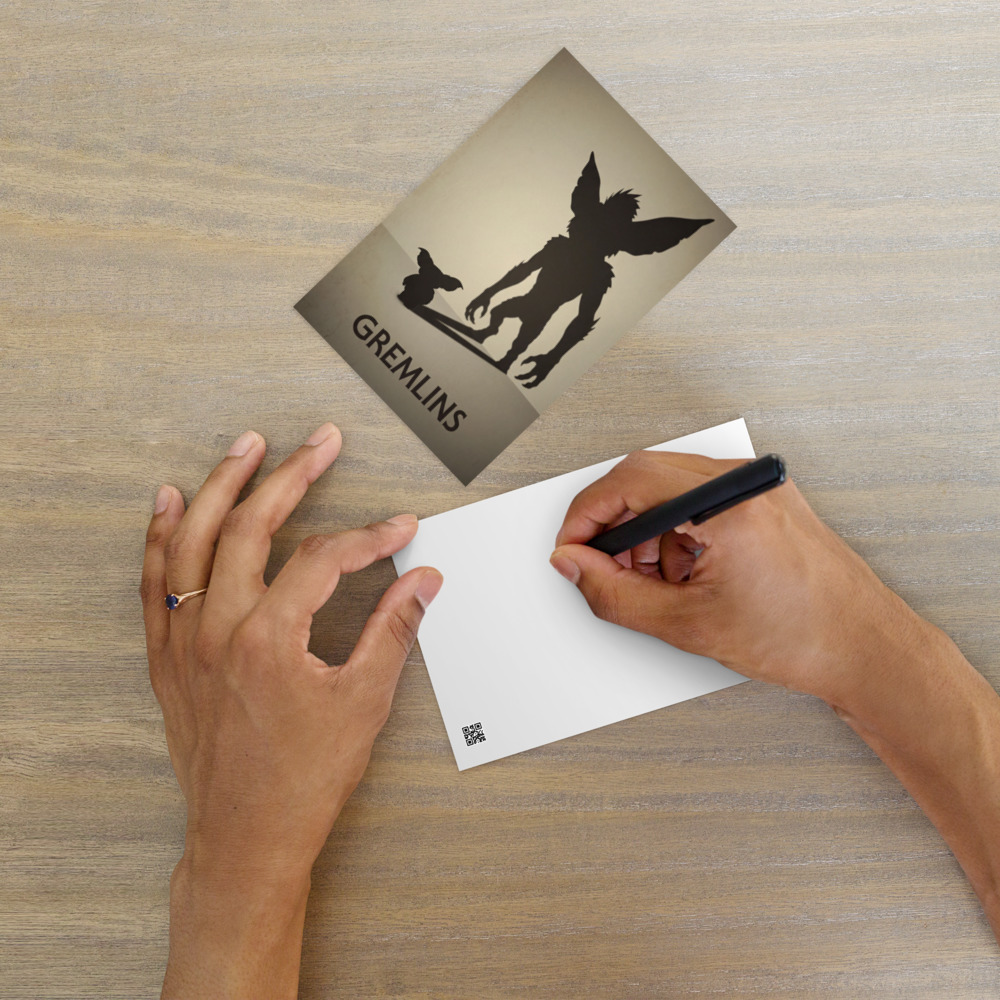 Gremlins Shadow,  Movie Postcard