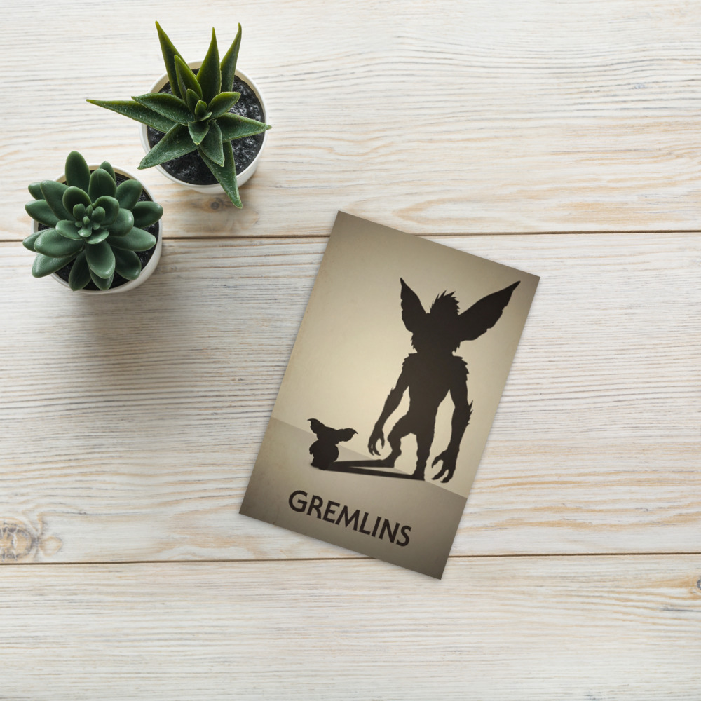 Gremlins Shadow,  Movie Postcard