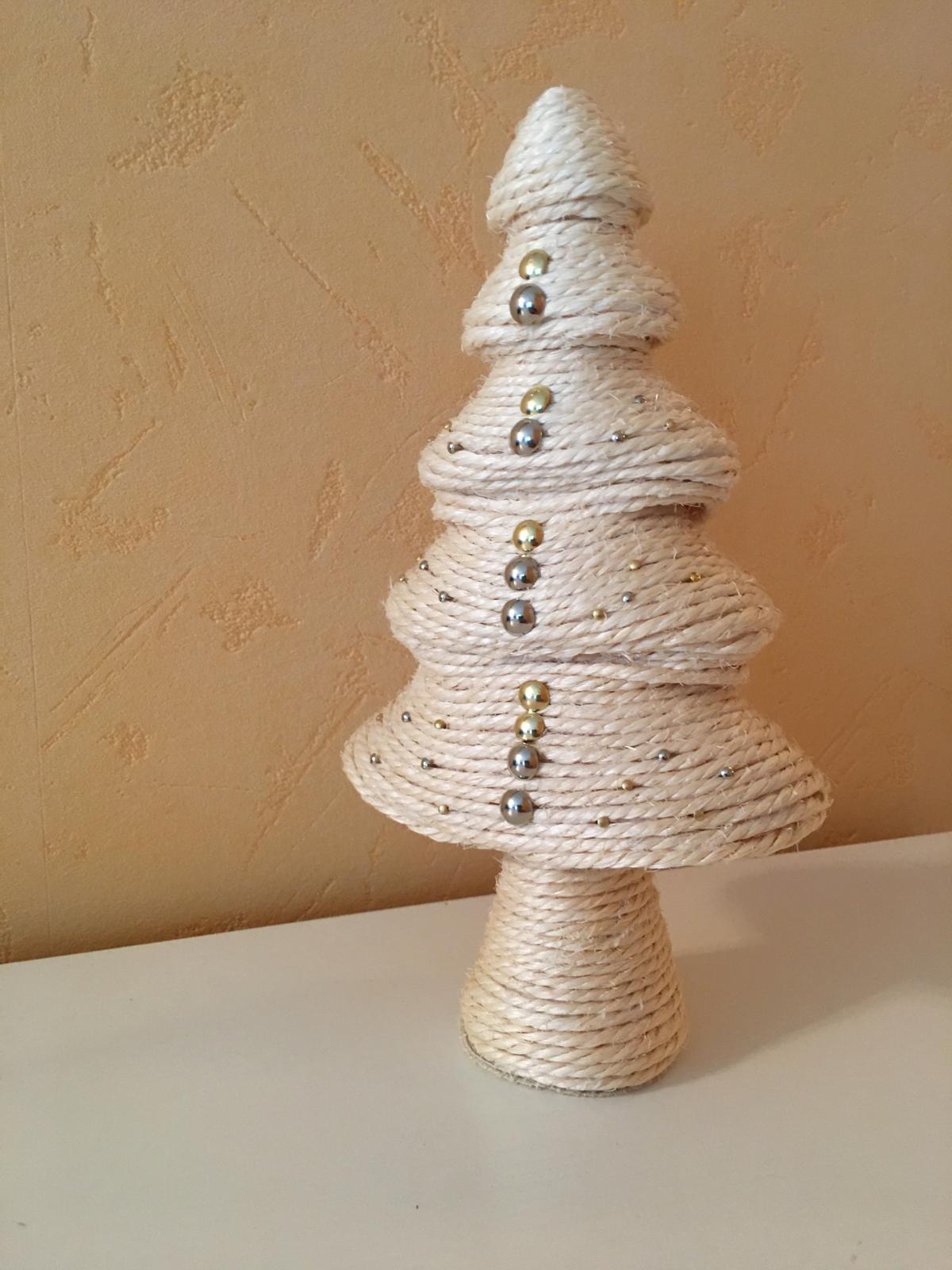 Handmade Twine Christmas Tree