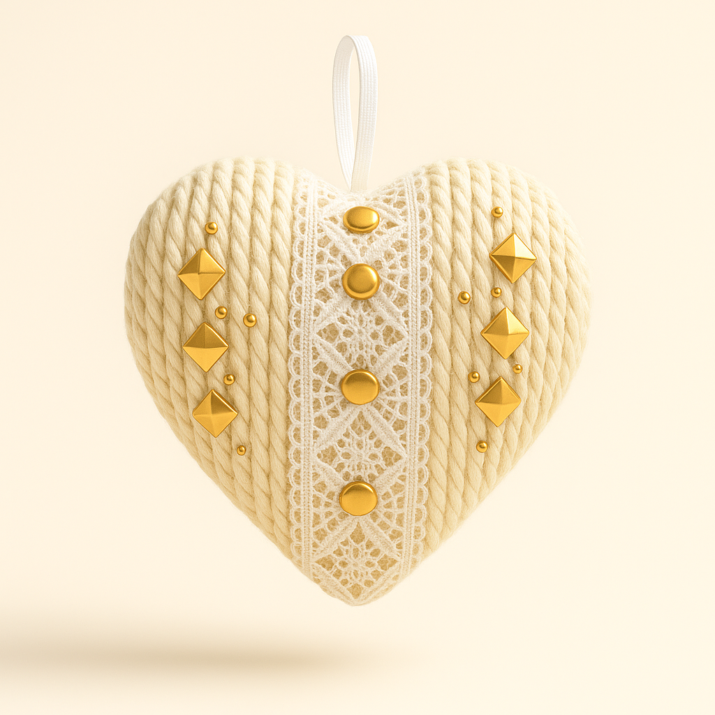 Handcrafted Decorative Heart Ornament