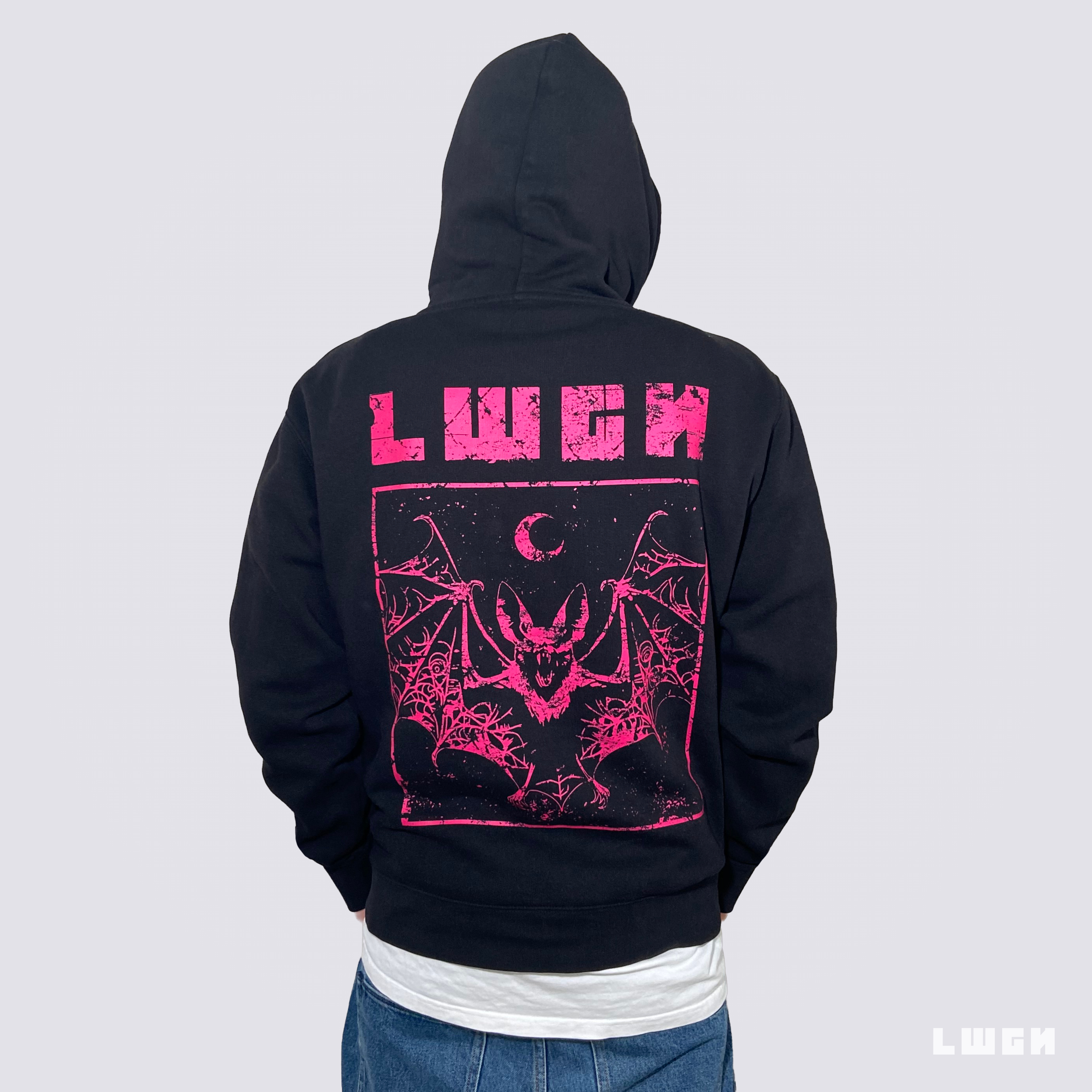 NEON NIGHT BLACK HOODIE