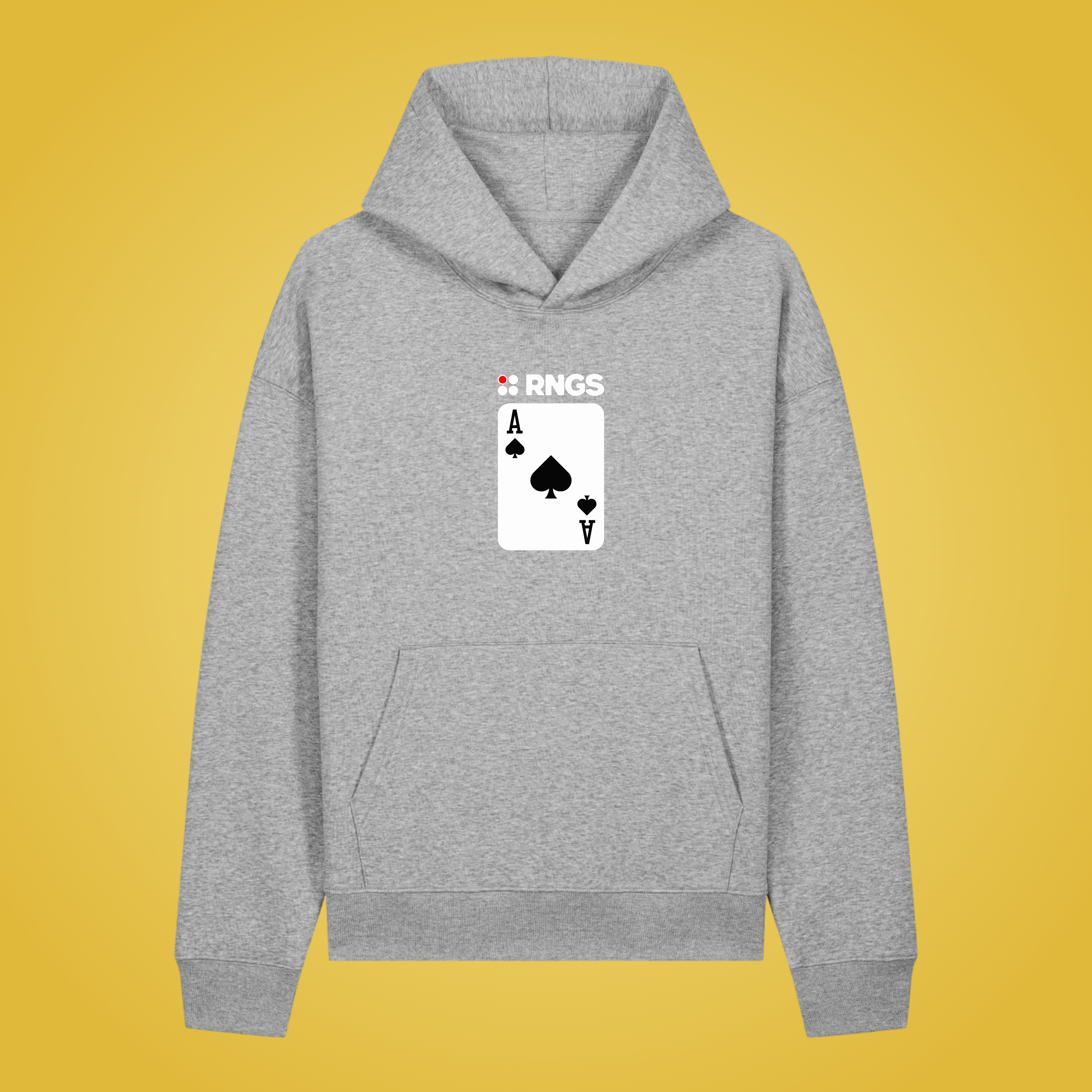 Ace of Spades Hoodie Grey