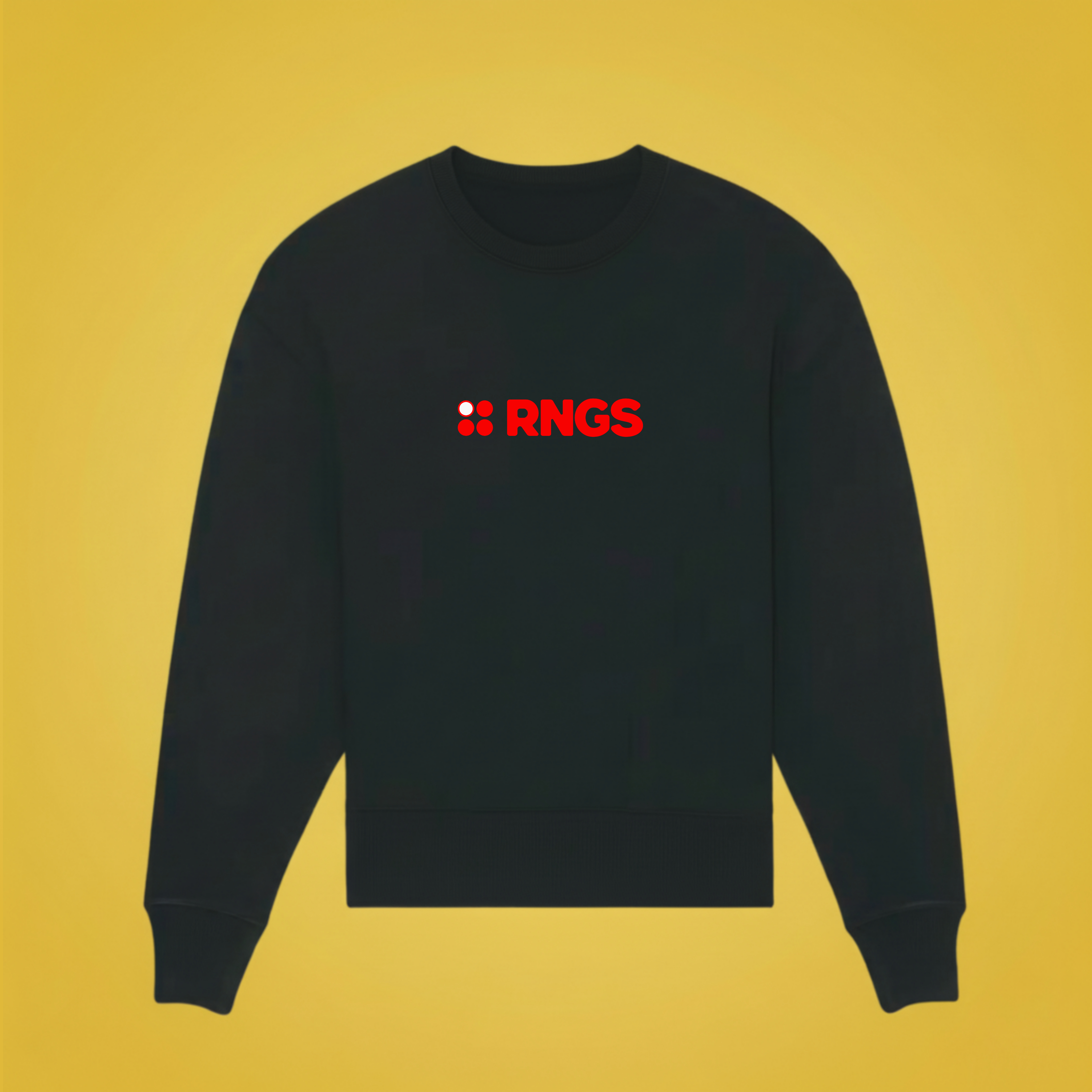 RED LOGO Sweatshirt Black
