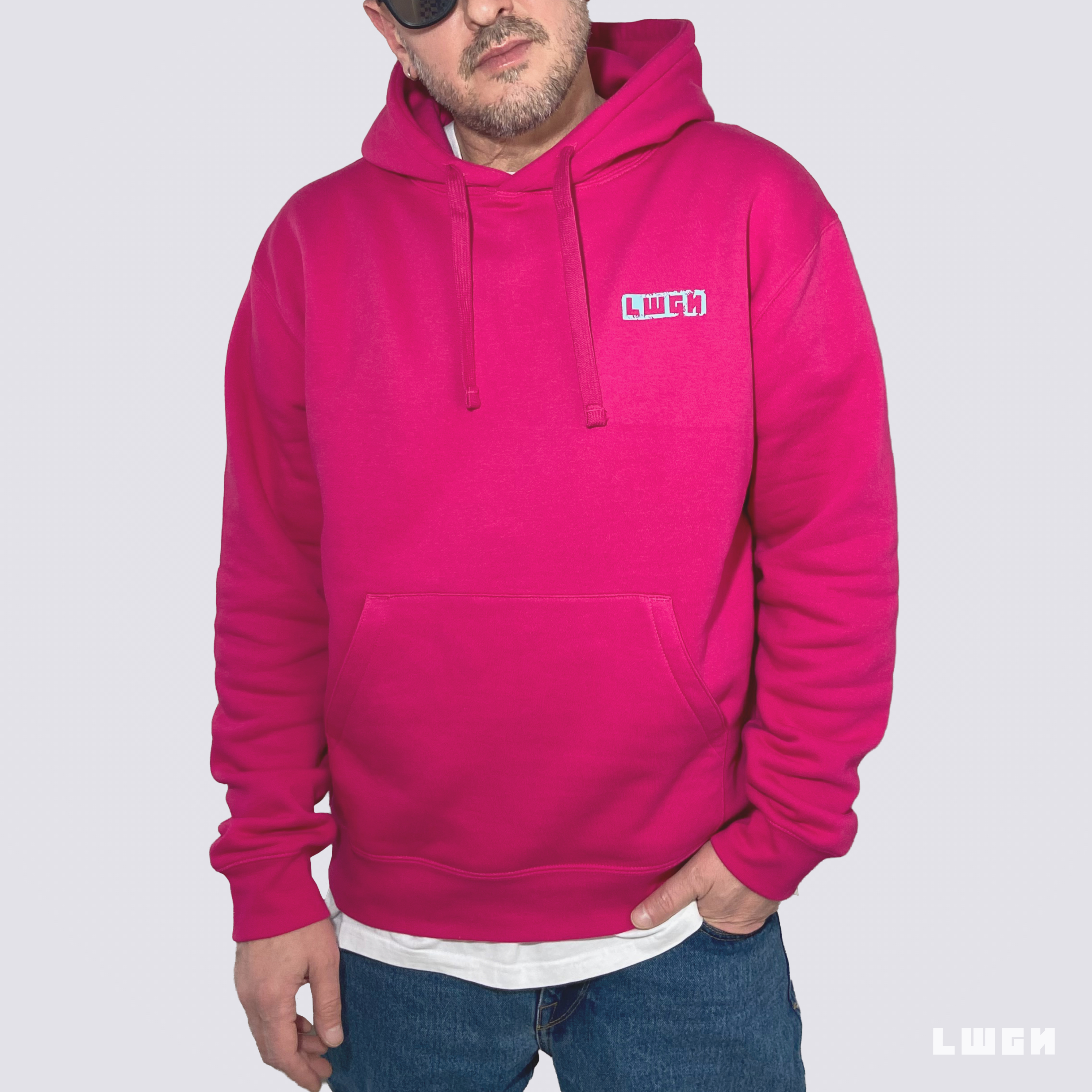 NEON NIGHT FUCHSIA HOODIE