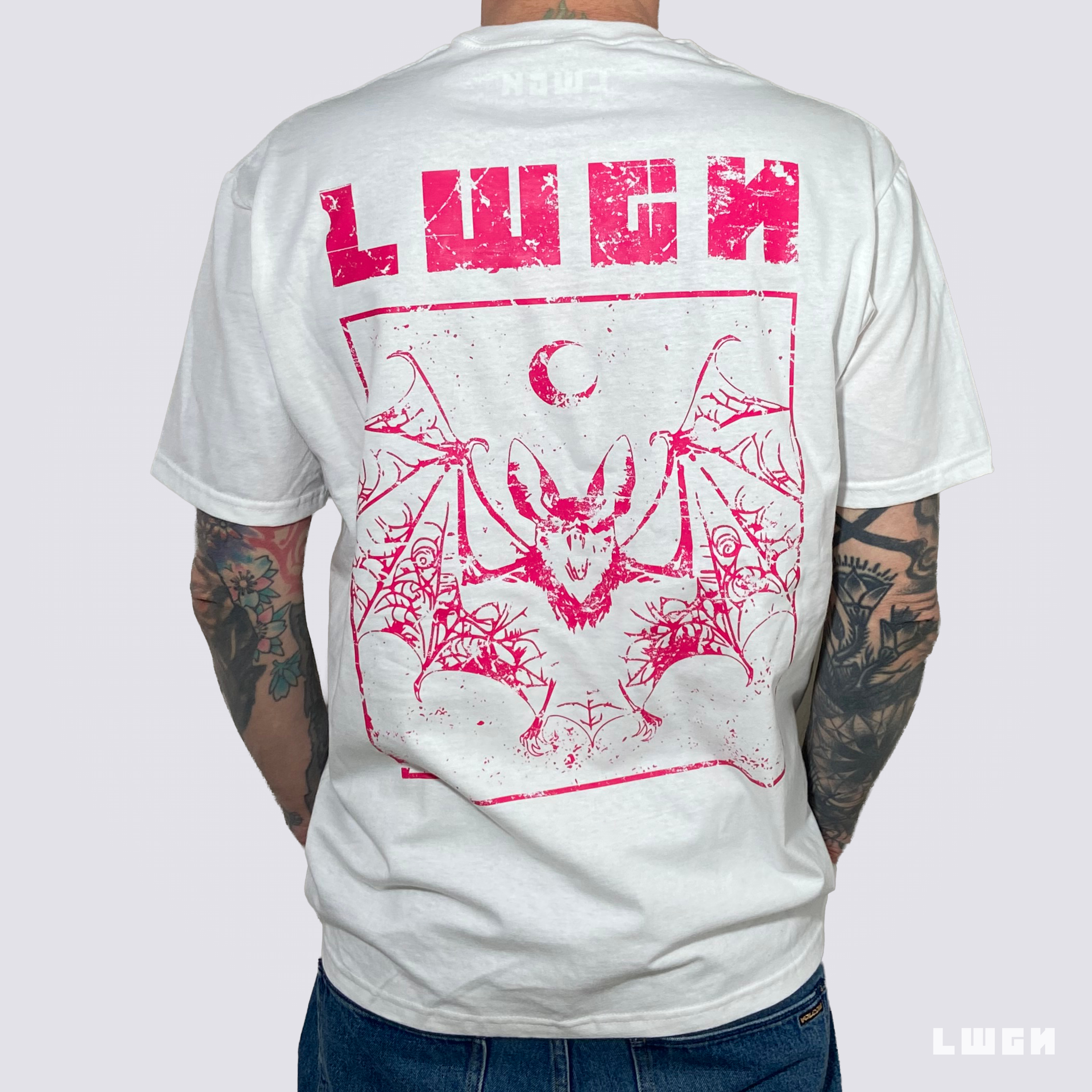 NEON NIGHT WHITE T-SHIRT