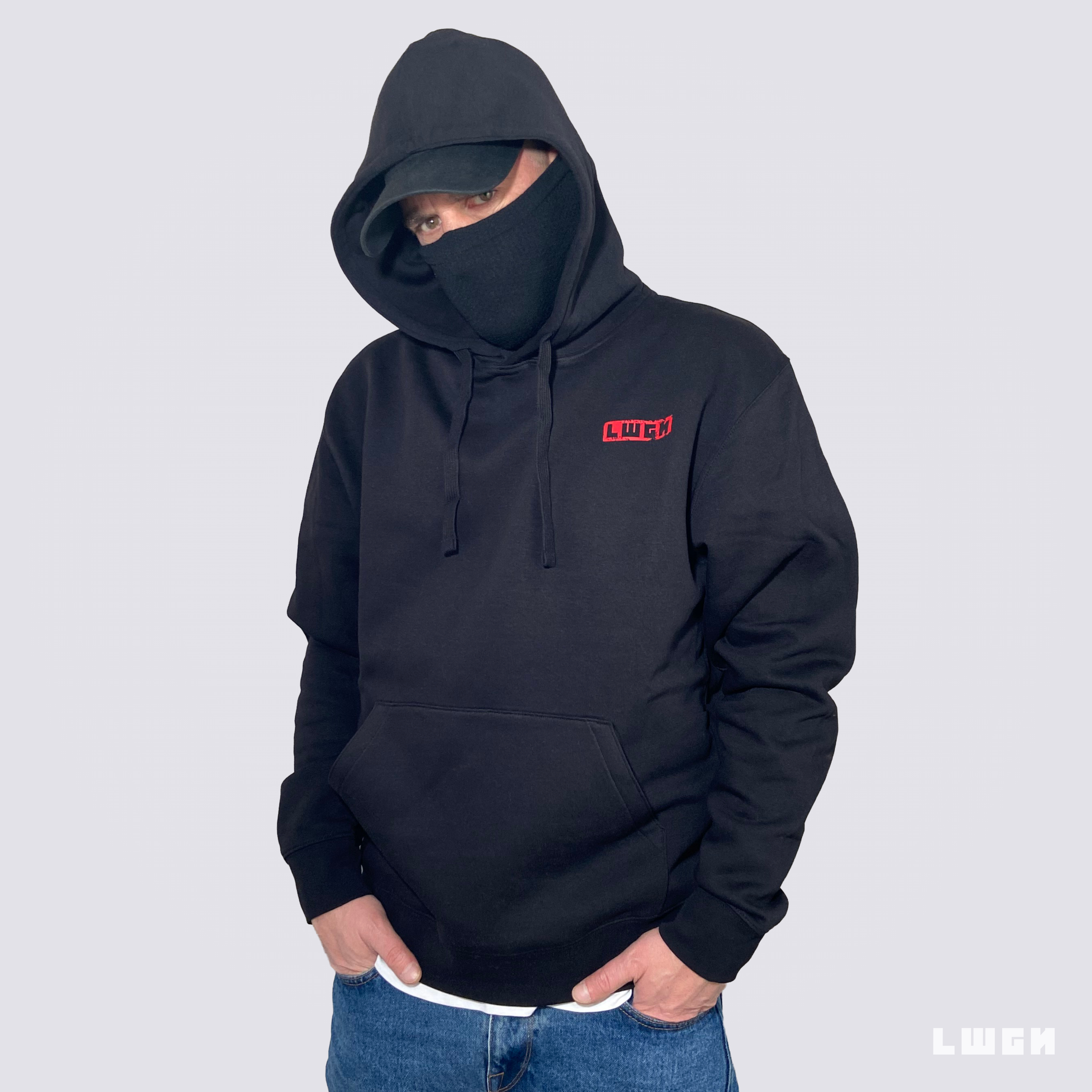 NEON SKULL BLACK HOODIE