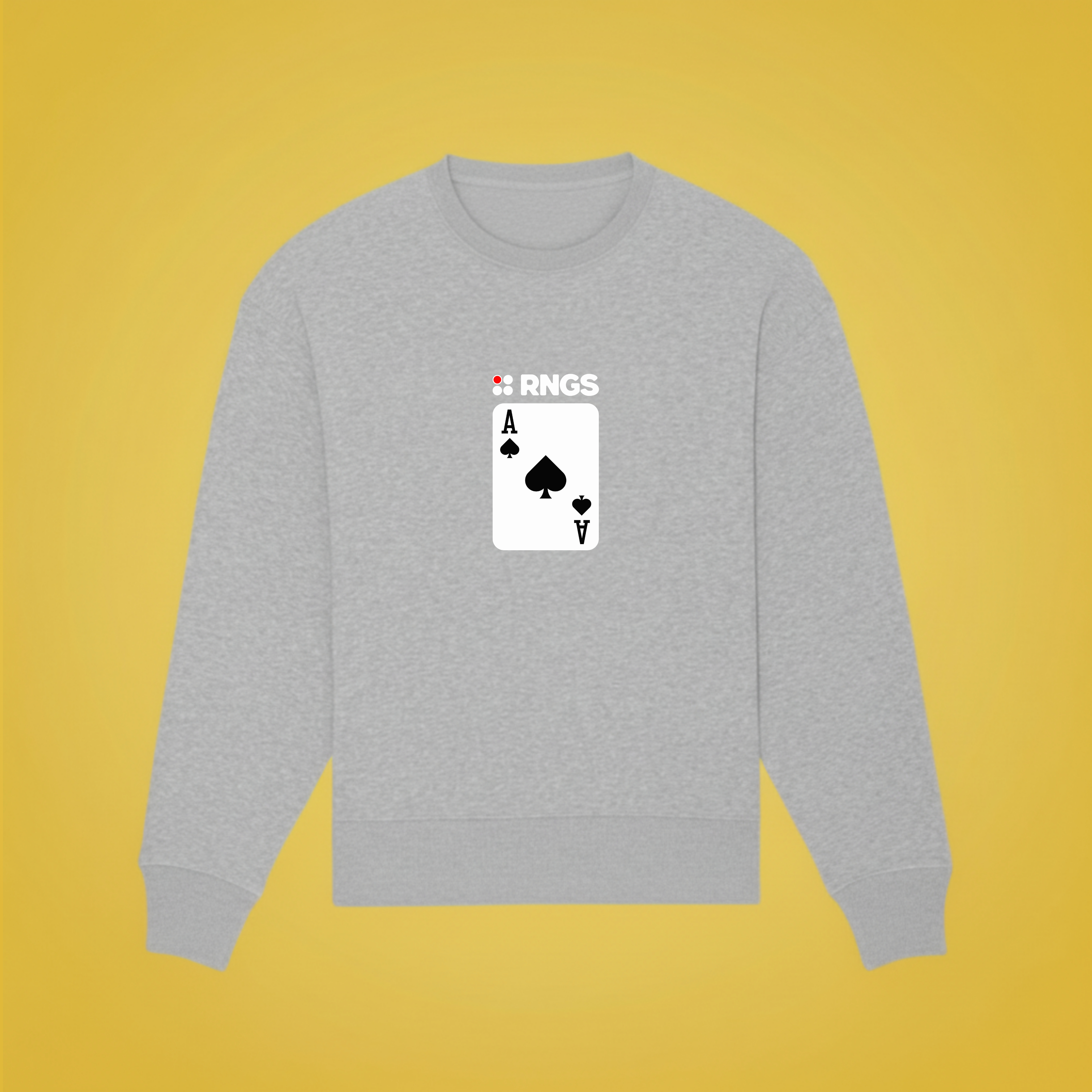 Ace of Spades Sweatshirt Grey