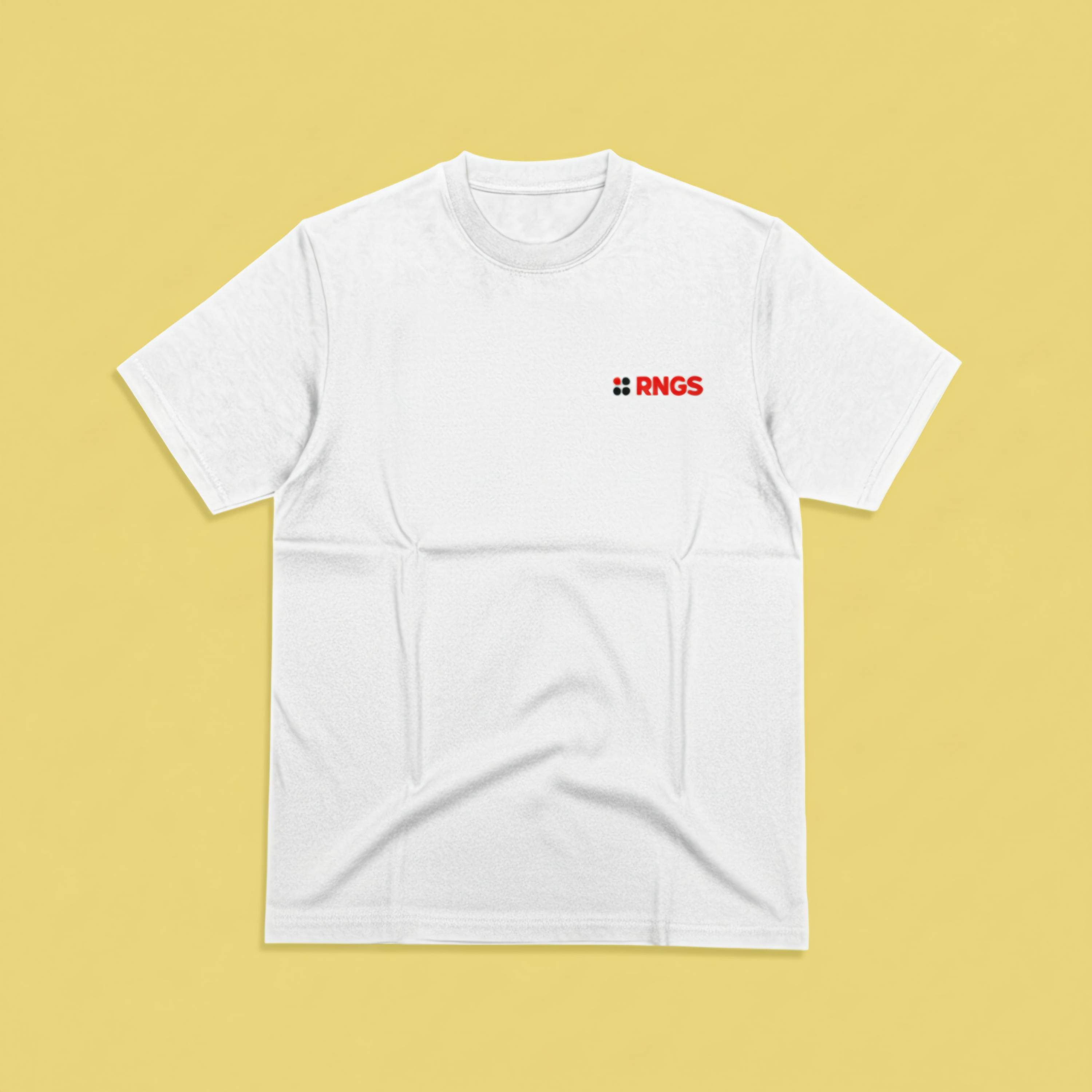RED LOGO Tshirt White
