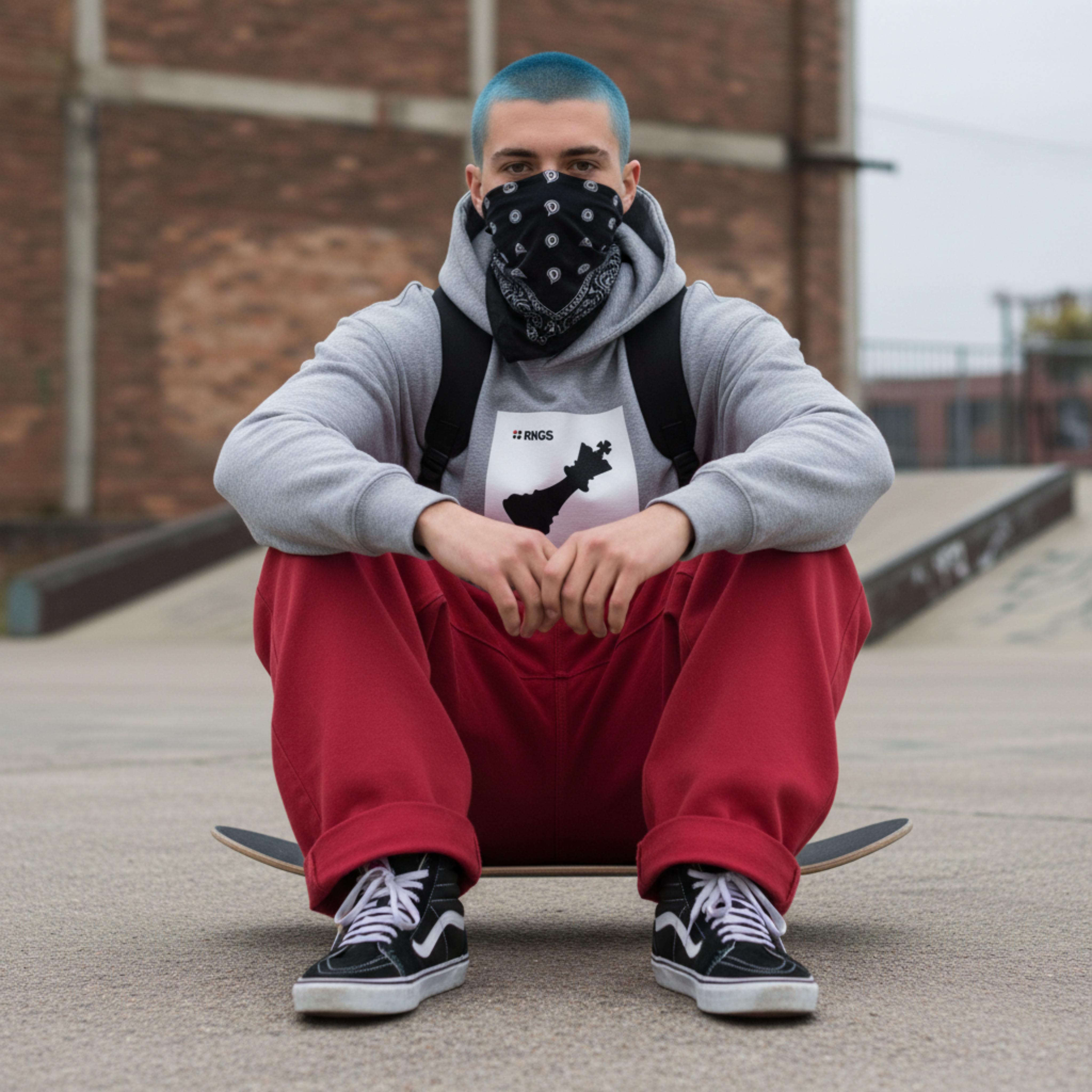 The King is Dead Hoodie Grey