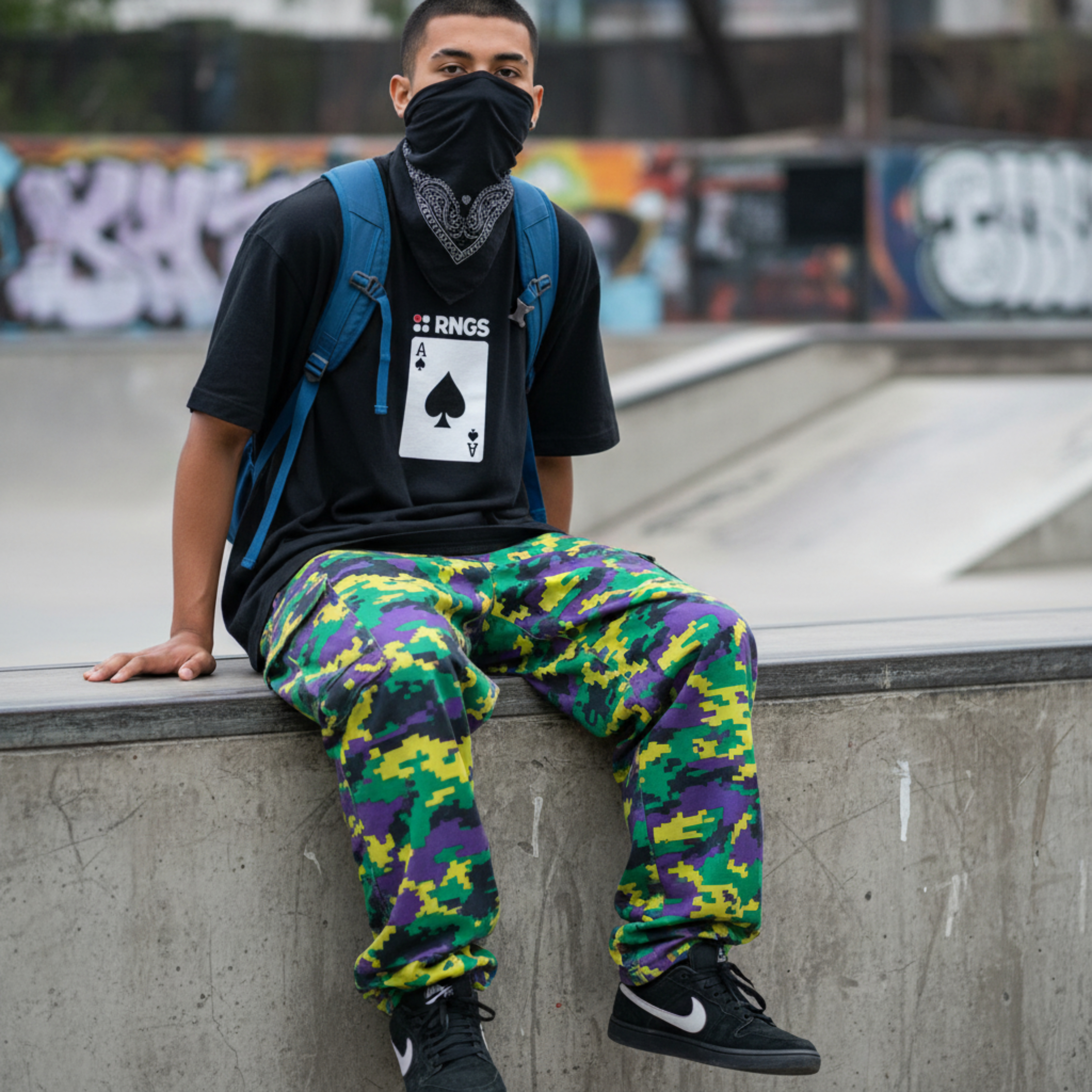 Ace of Spades T-shirt Black