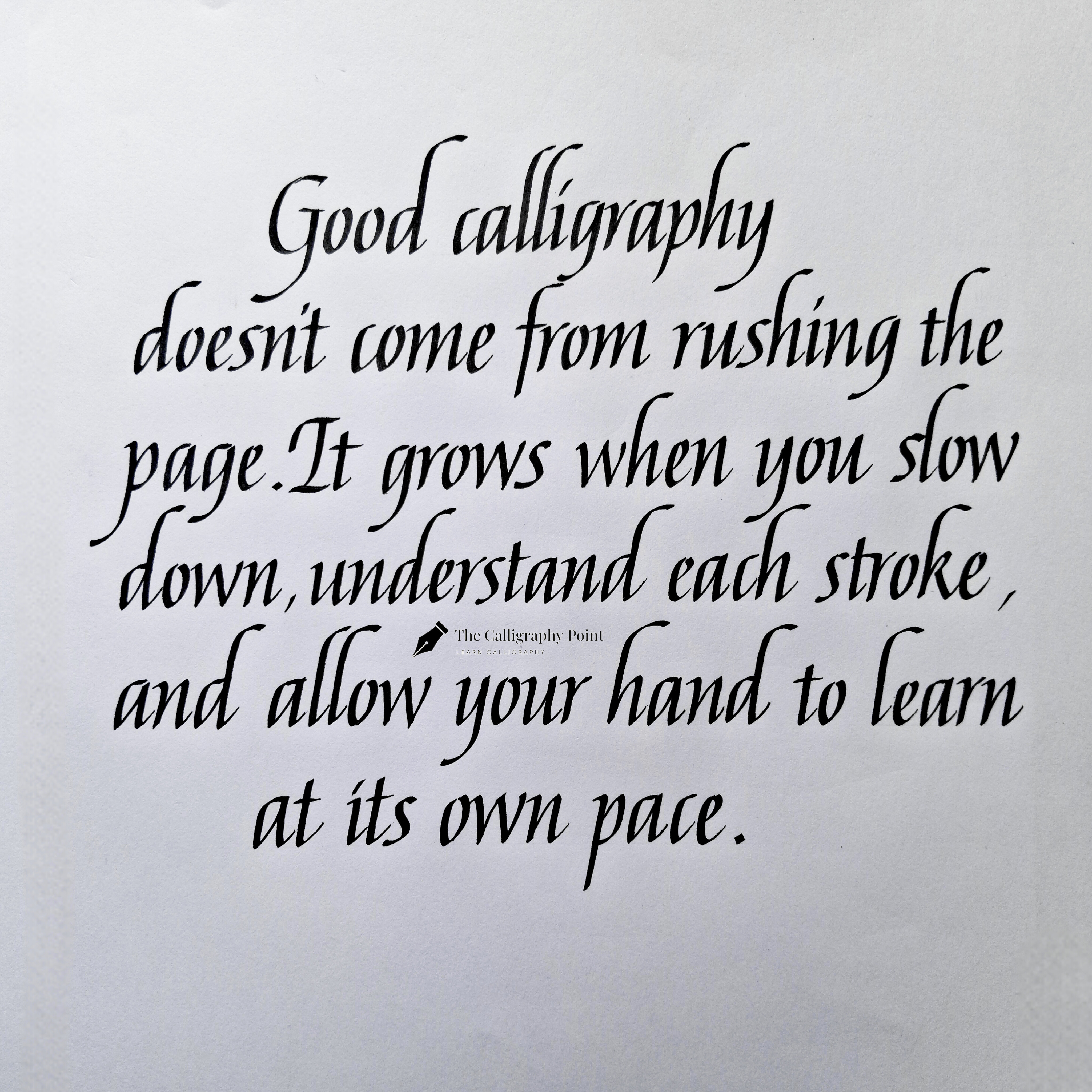 Italic Calligraphy 