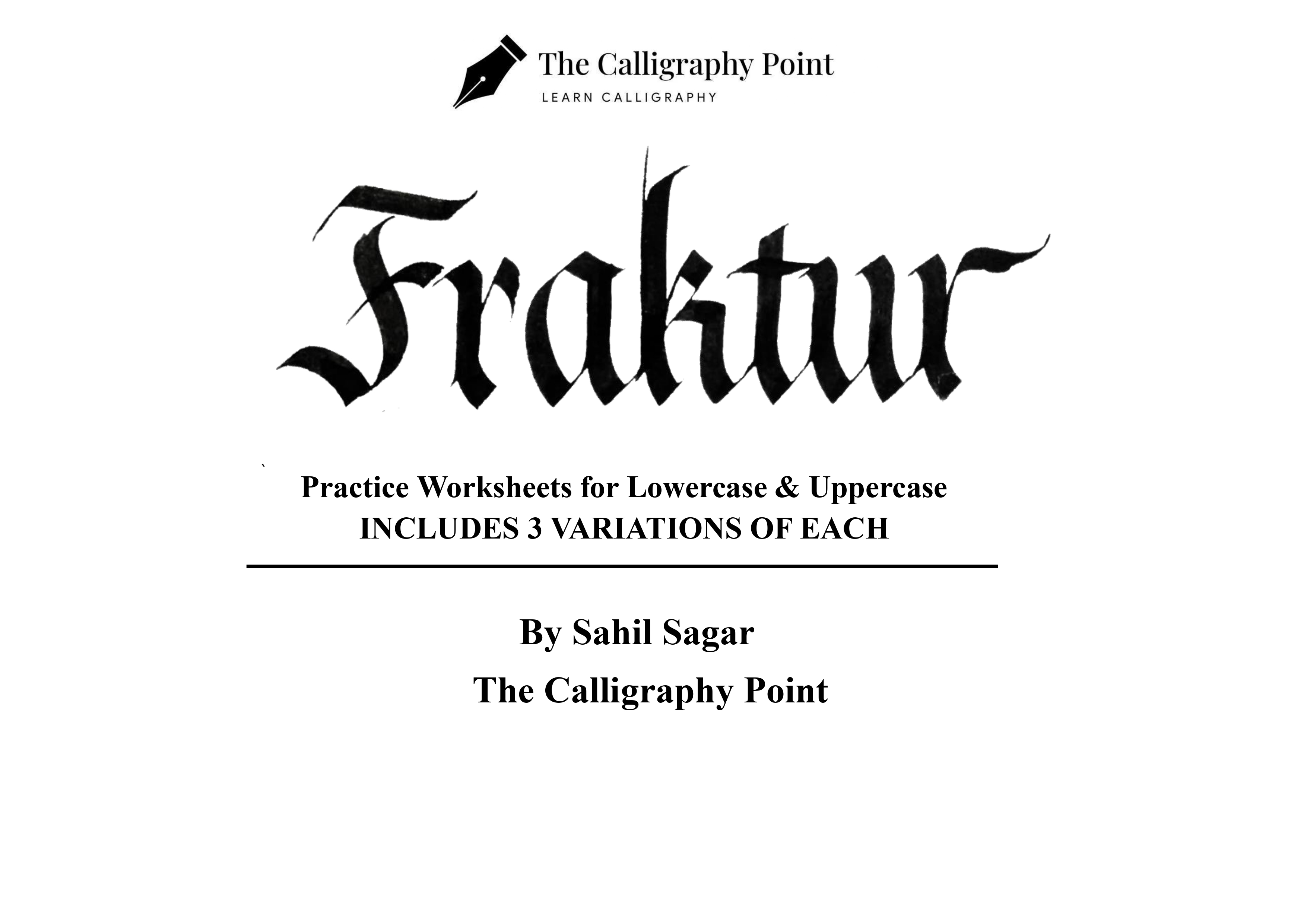 Fraktur Practice Sheeets 