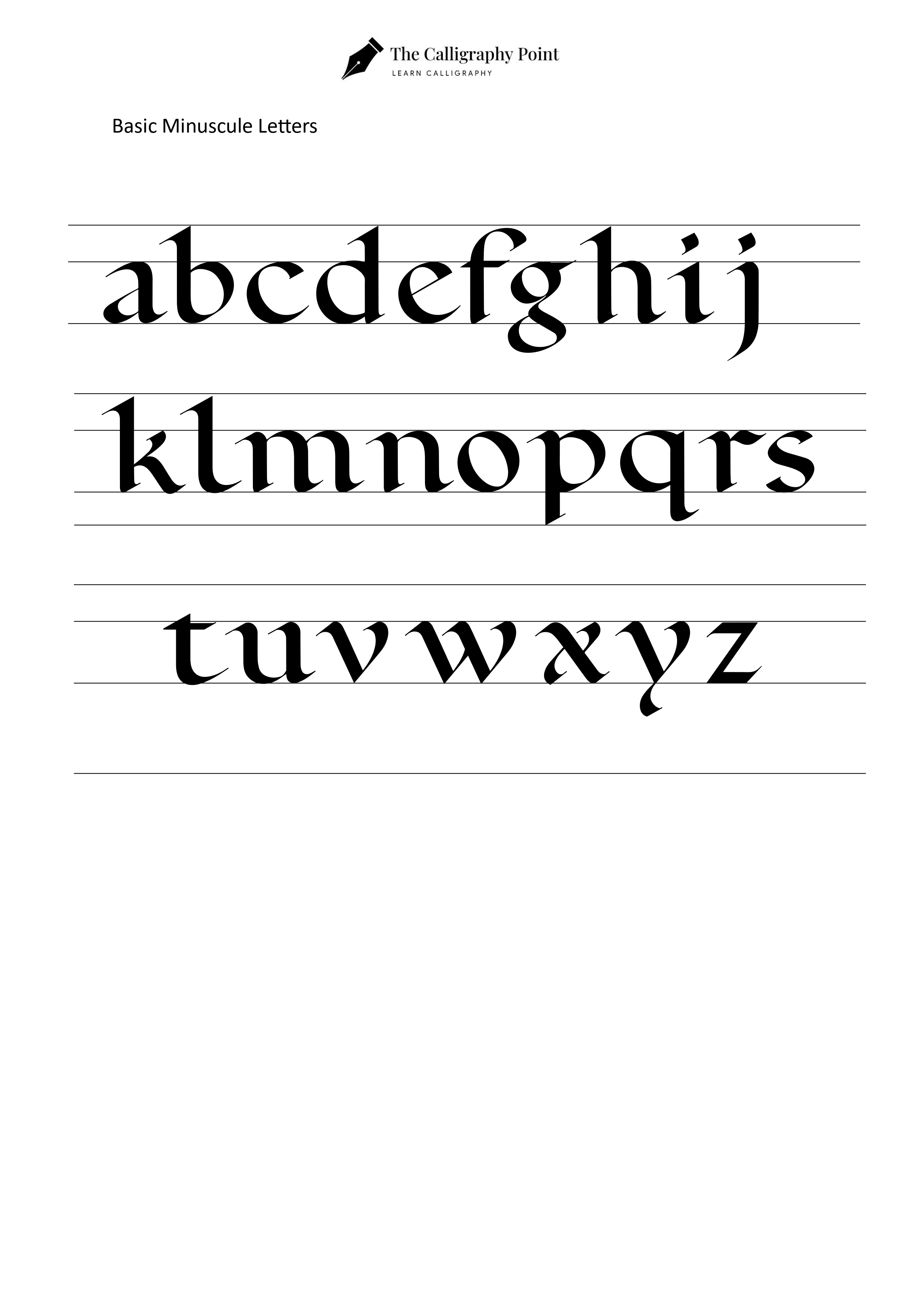Foundational Hand Calligraphy 