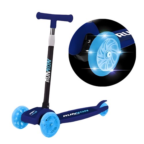 Patinete infantil 3 rodas ajustável - Azul