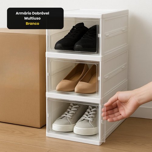 Armário Dobrável Multiuso - Branco