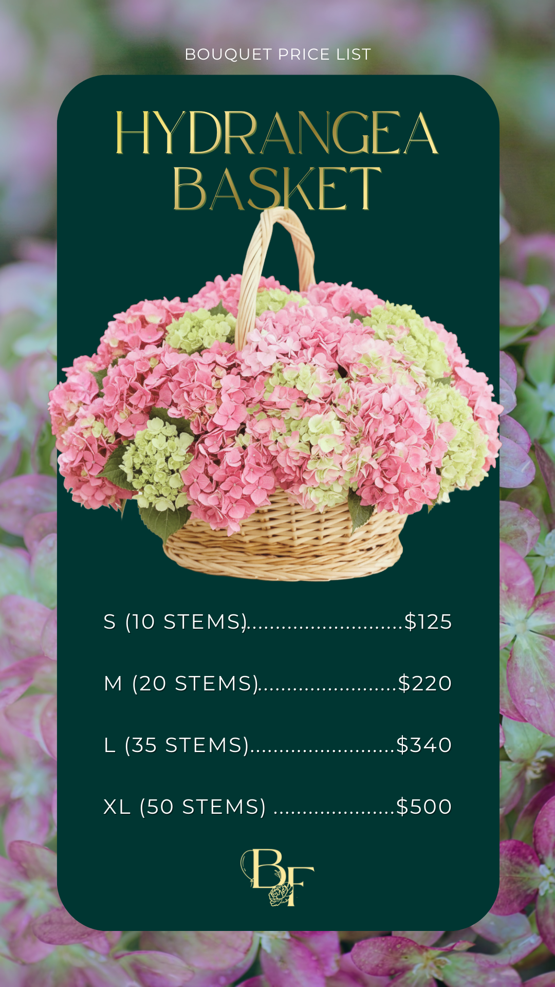 Hydrangea Basket