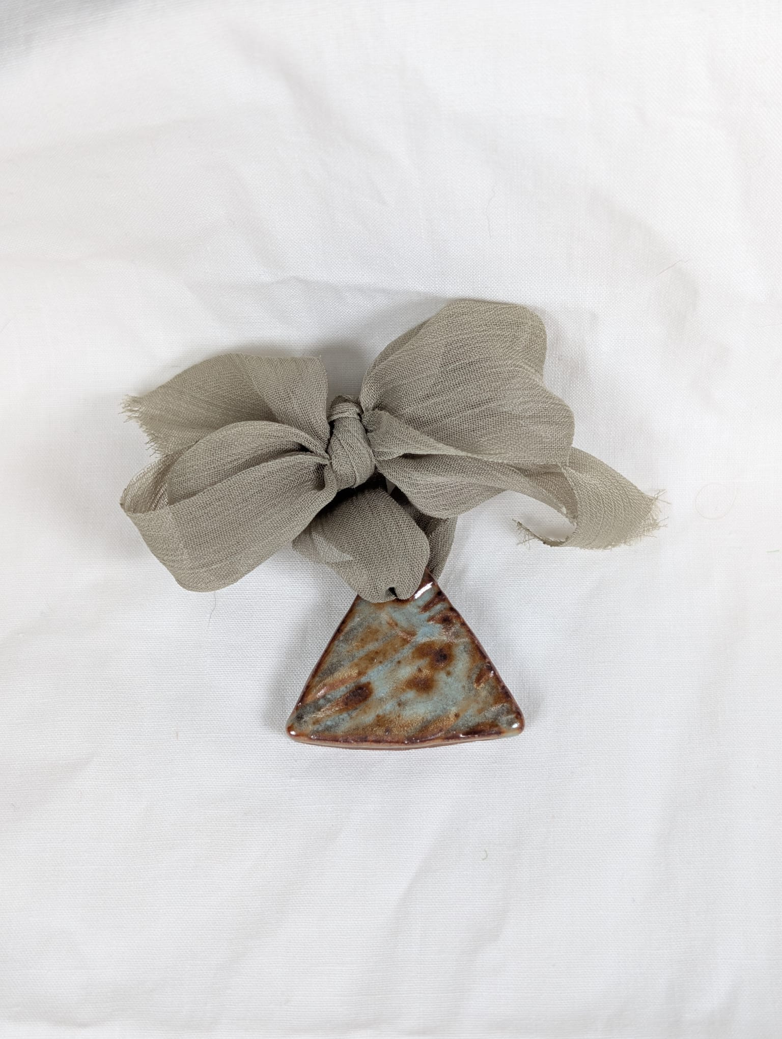 Small Triangle Holiday Ornament