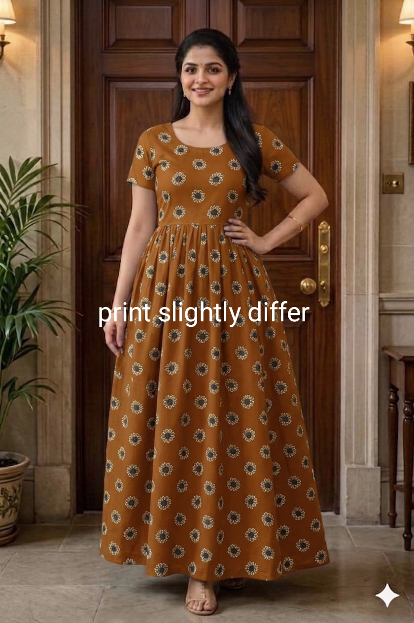 New Trending Maxi Center Zip Nighties ALL COLOUR