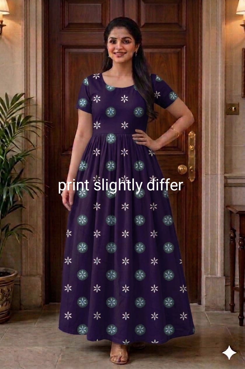 New Trending Maxi Center Zip Nighties ALL COLOUR