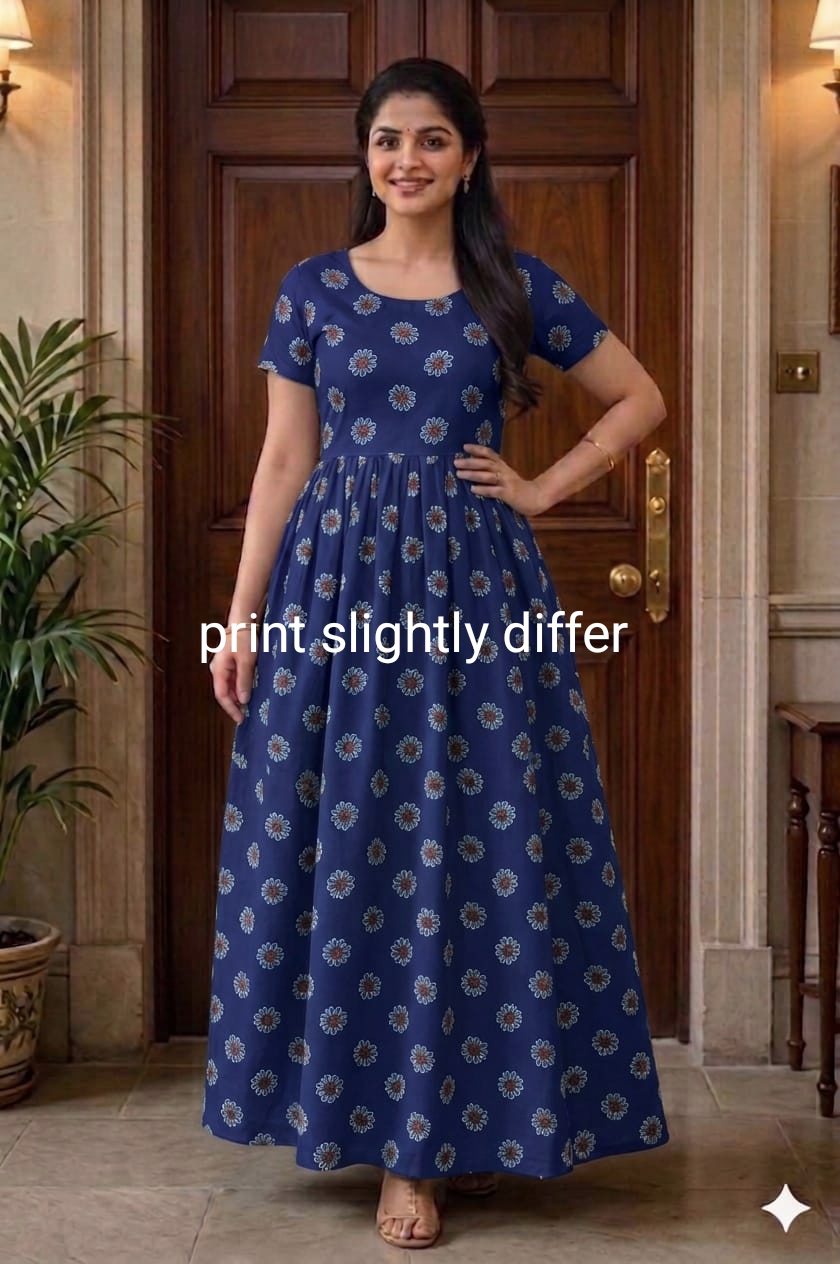 New Trending Maxi Center Zip Nighties ALL COLOUR