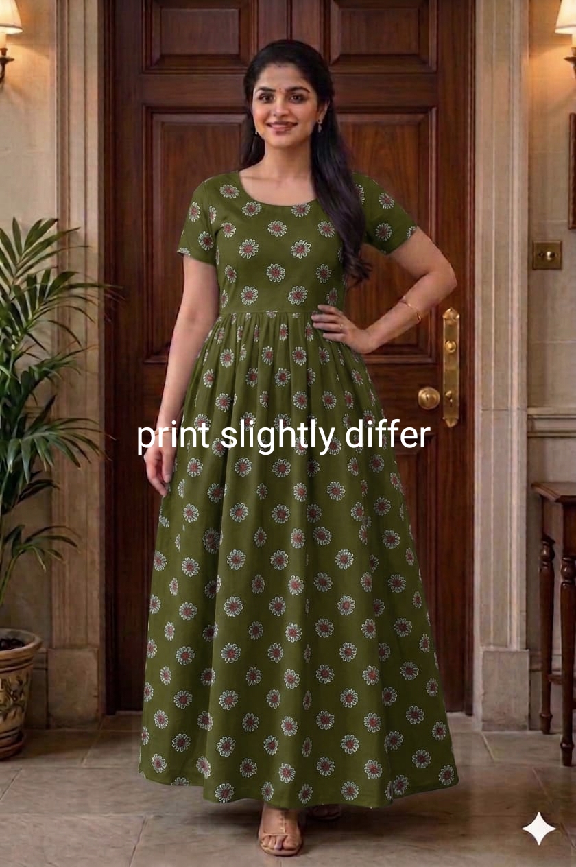 New Trending Maxi Center Zip Nighties ALL COLOUR