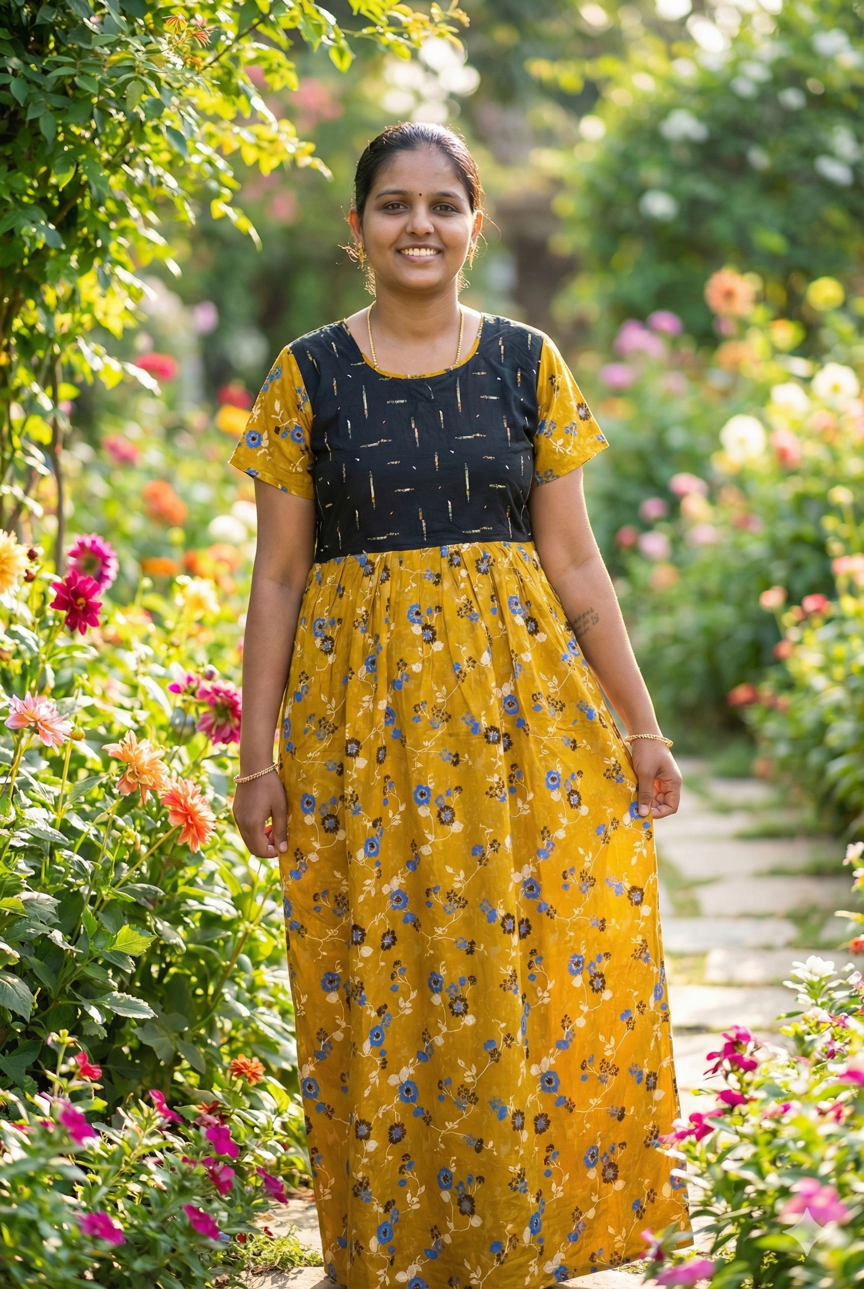 Floral Print Maxi Nighties