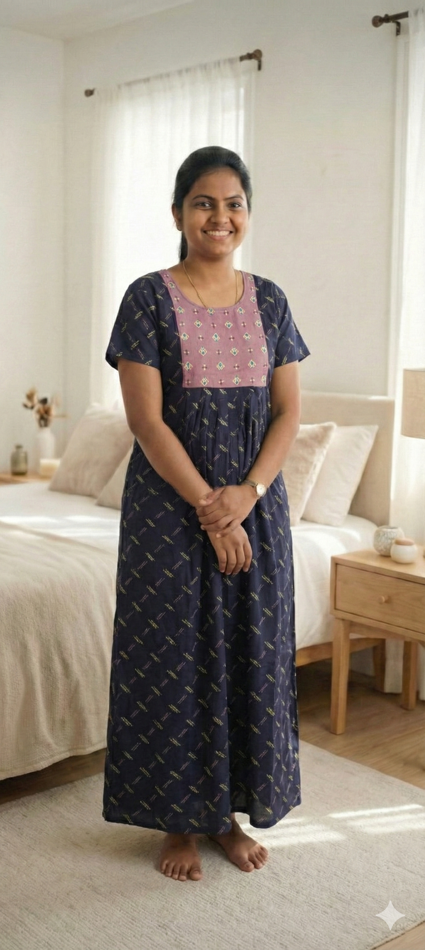 Floral Printed Women's Nighties