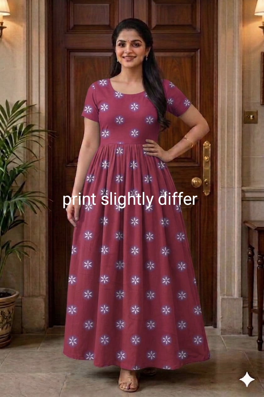New Trending Maxi Center Zip Nighties ALL COLOUR