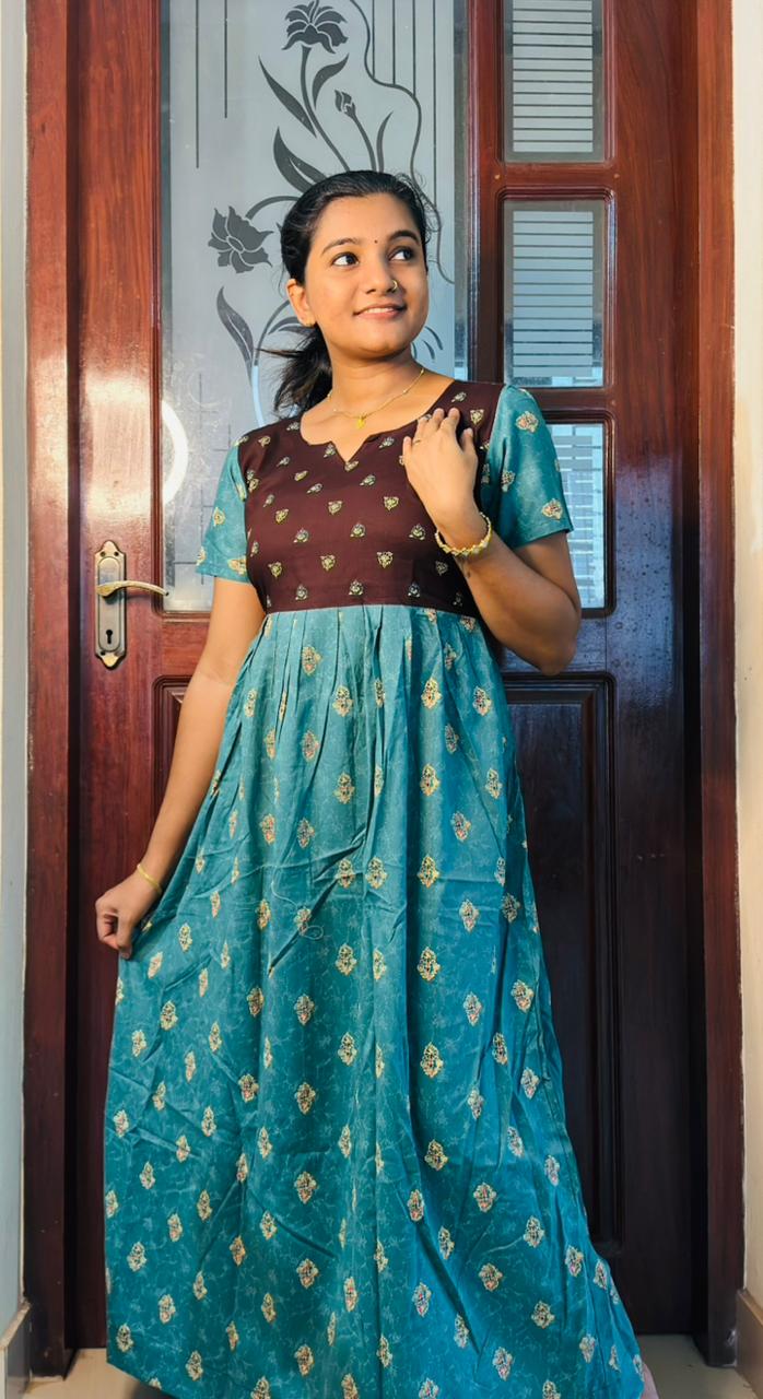 Traditional Printed Maxi Nighties