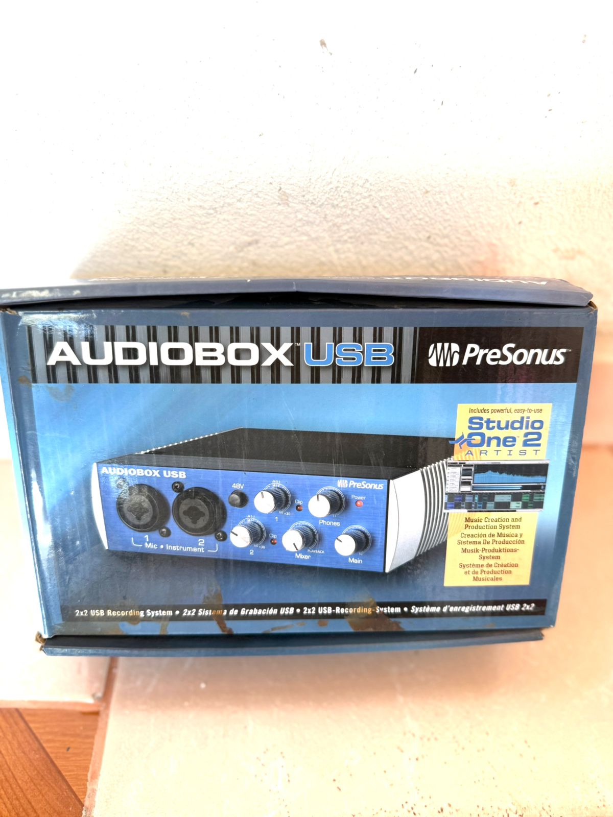 Interfaz de grabación Presonus Audiobox