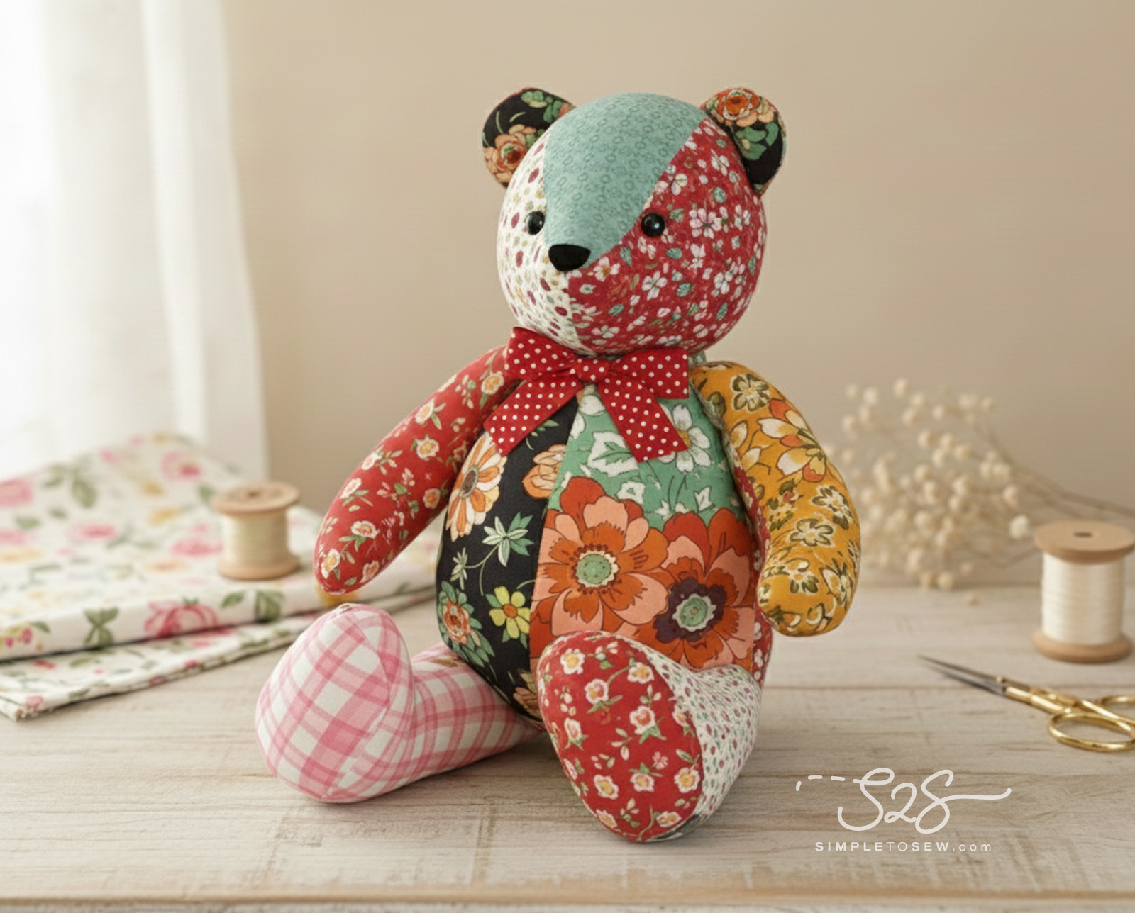 Memory Bear Sewing Pattern – 18"