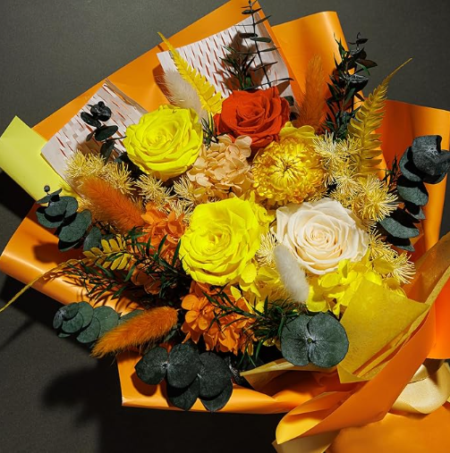 Vibrant Floral Bouquet in Decorative Vase