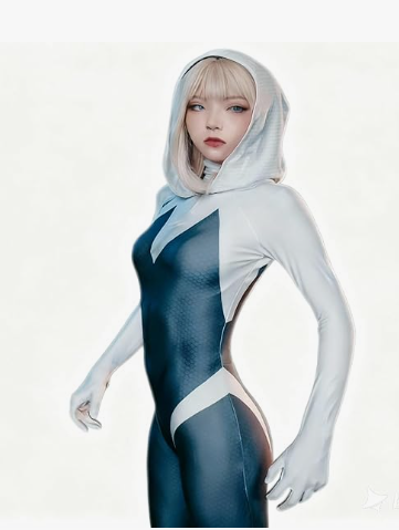Spider-Themed Cosplay Suit with free 50% voucher to all items.