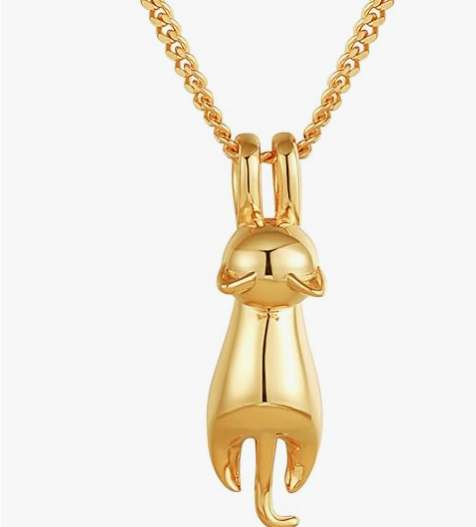Gold Hand Pendant Necklace