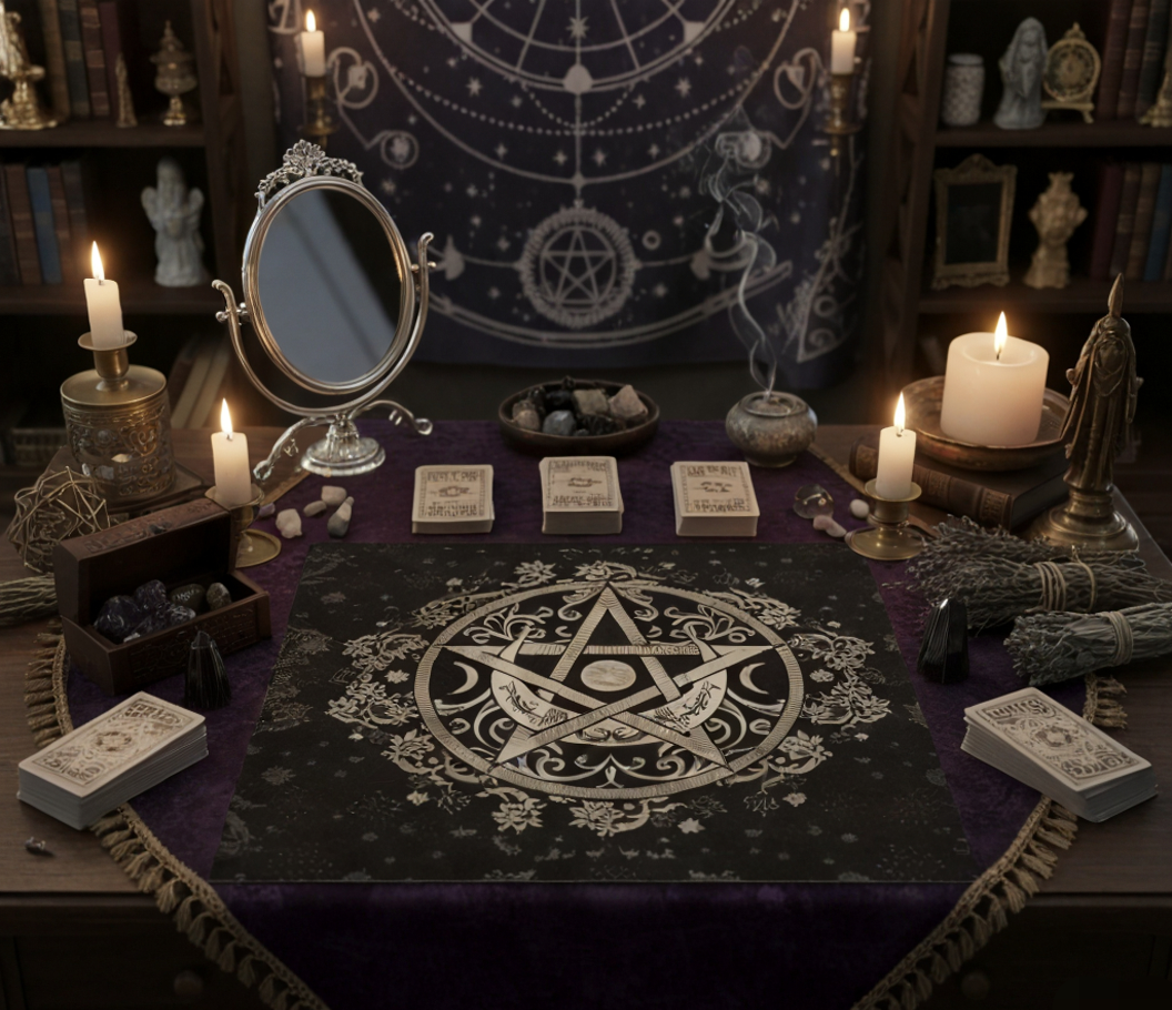 Toile Pentacle Mystique