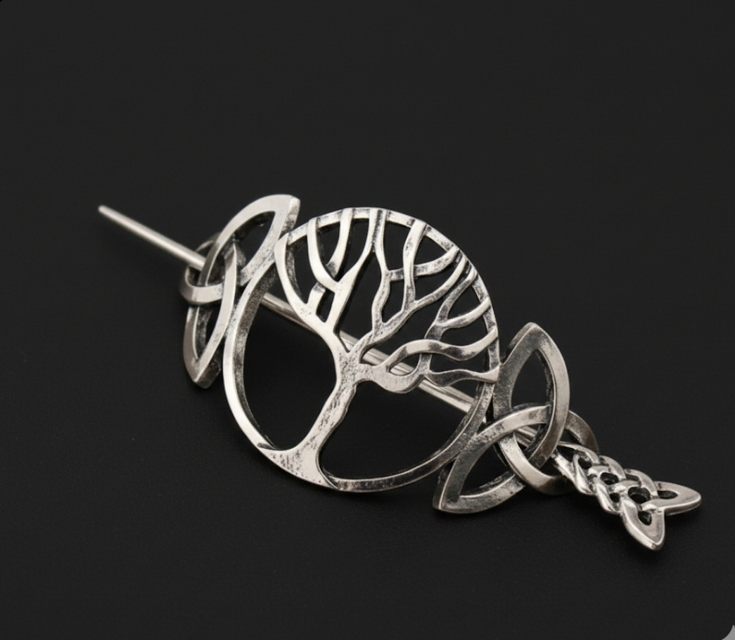 Barrette arbre de vie