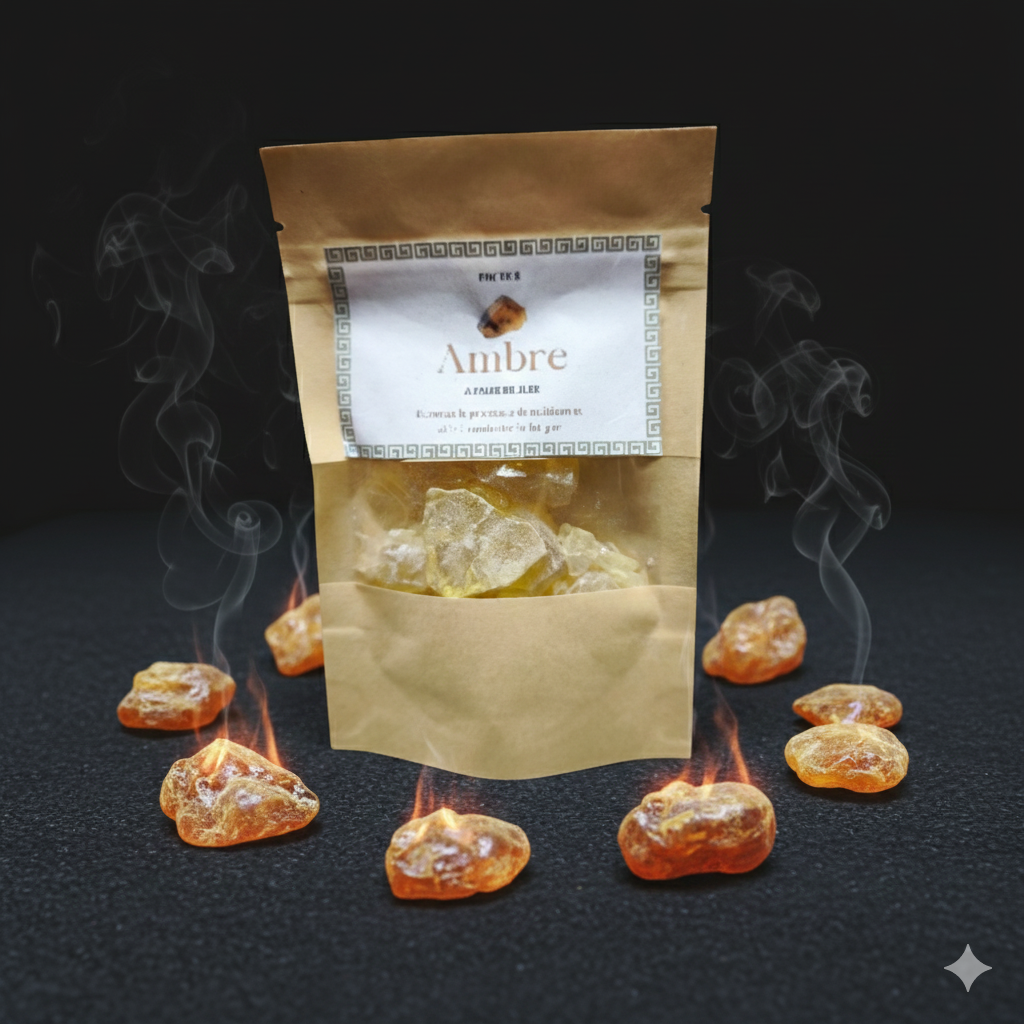 Ambre naturel à brûler
