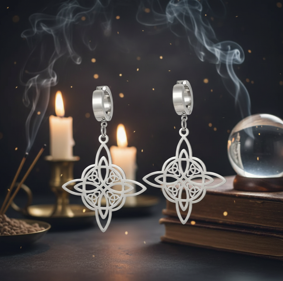 Boucles d’oreilles pendantes celtique