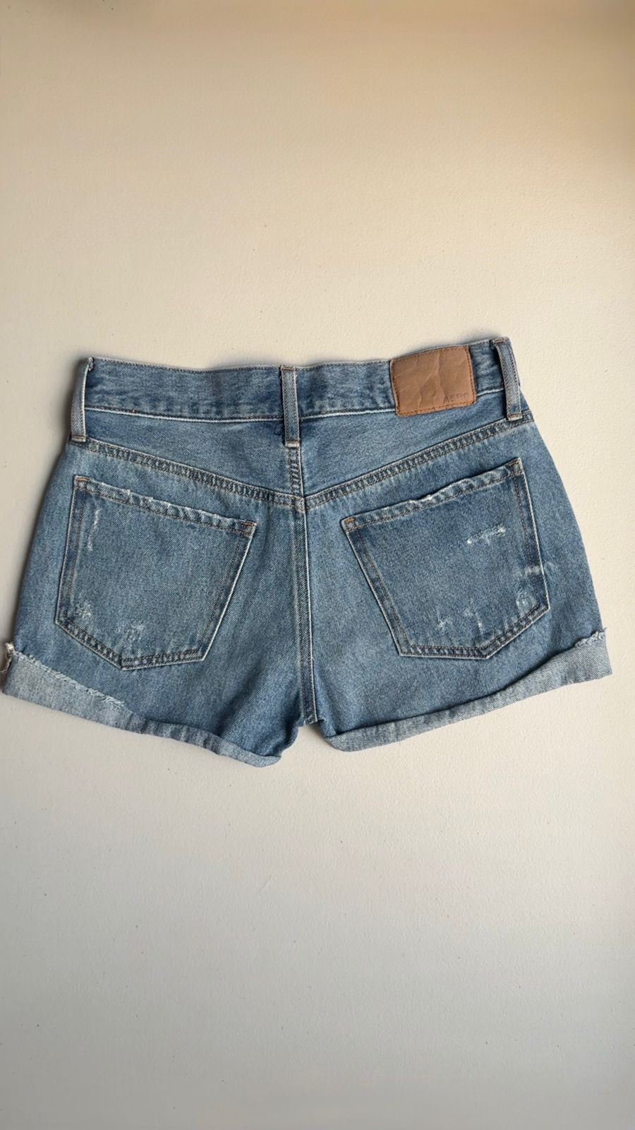 Short de mezclilla azul