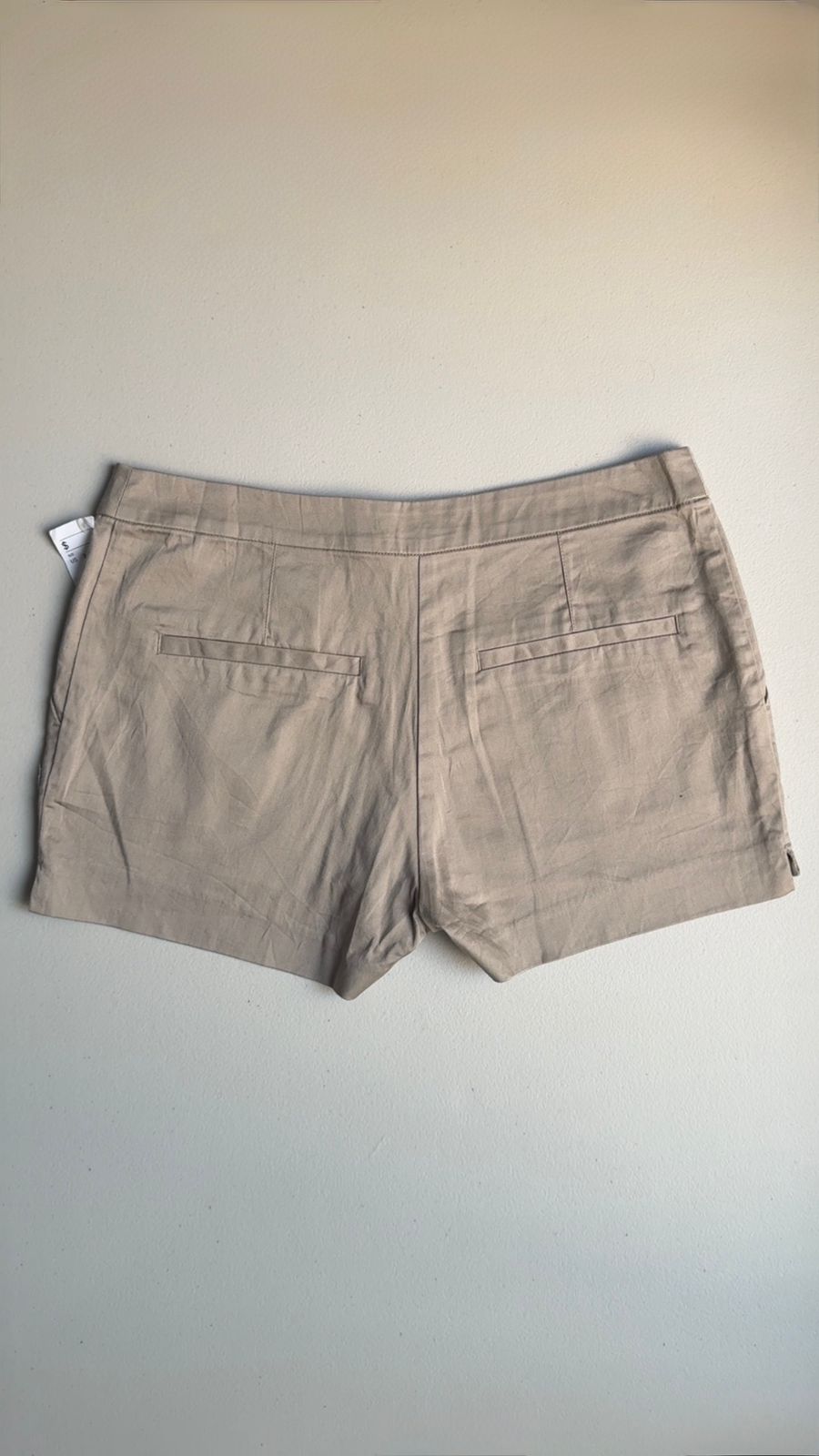 Short de vestir beige