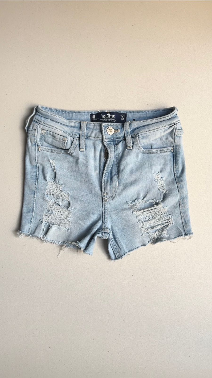 Short de mezclilla azul