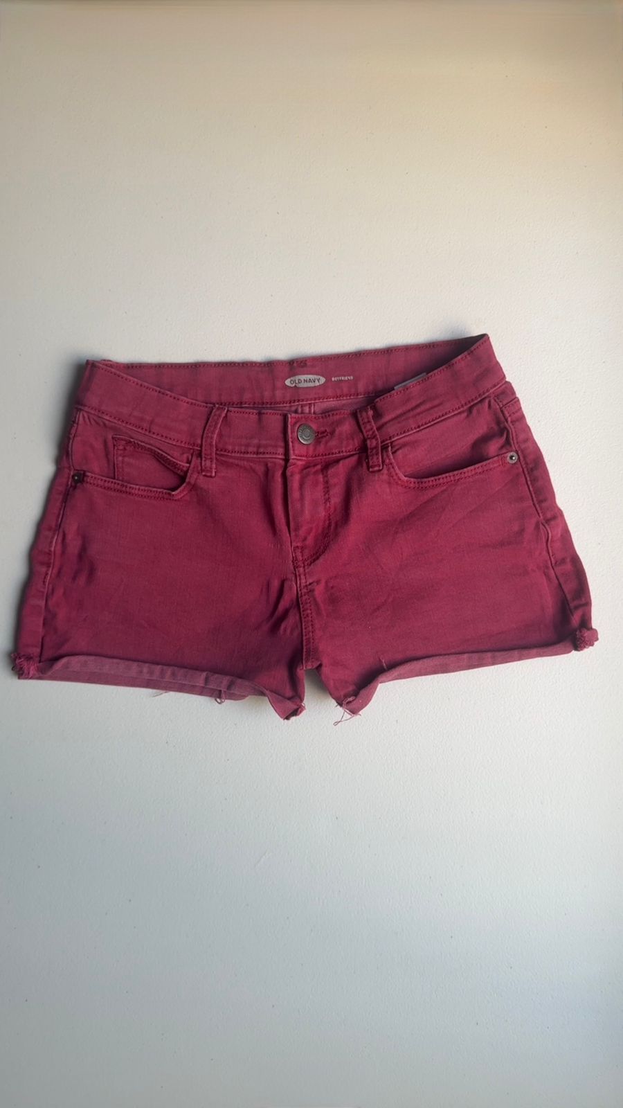 Short de mezclilla vino